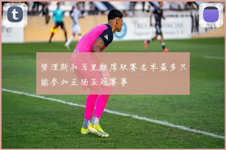 努涅斯和马里缺席联赛名单最多只能参加五场亚冠赛事